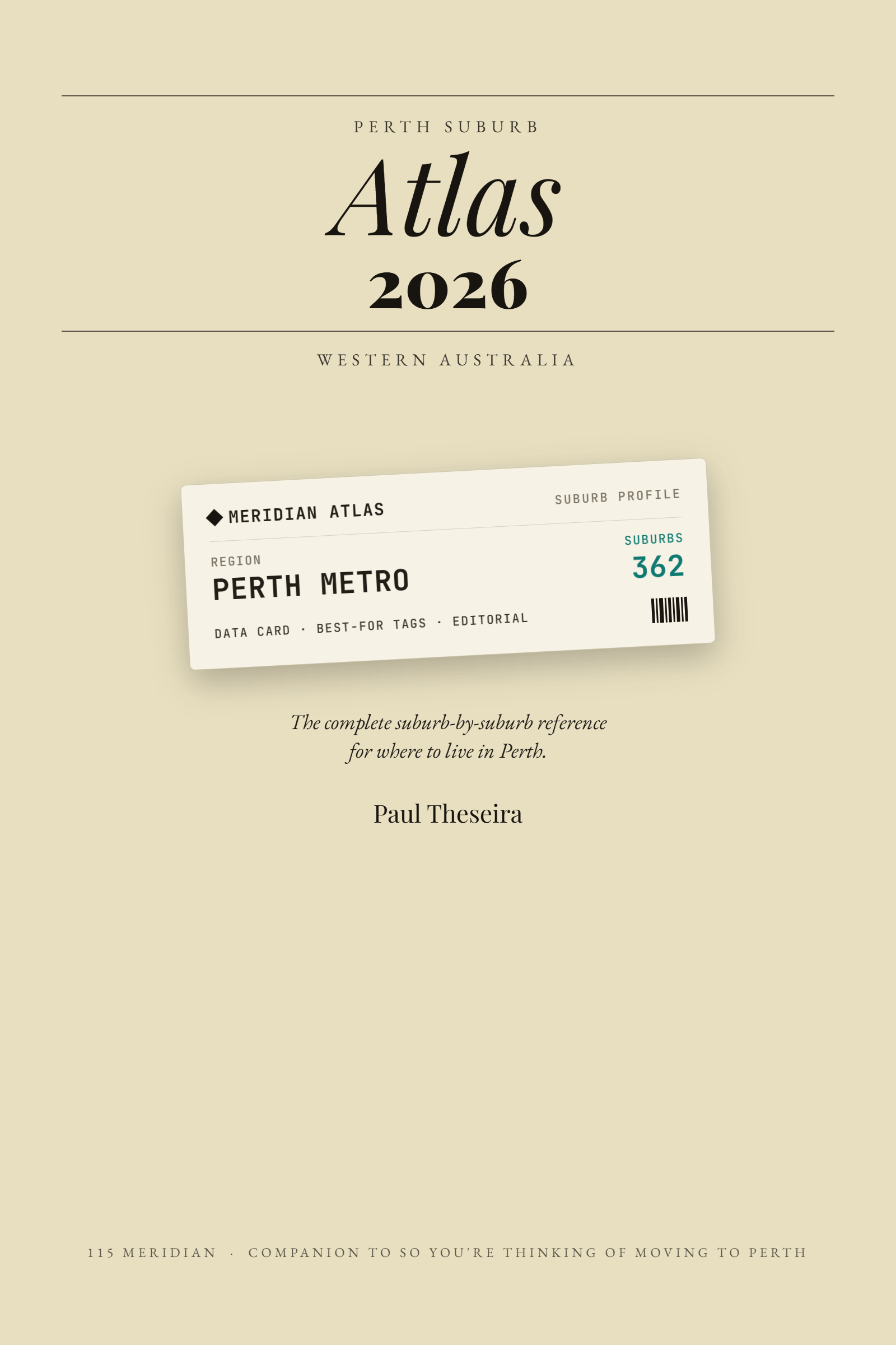 Cover of Perth Suburb Atlas 2026